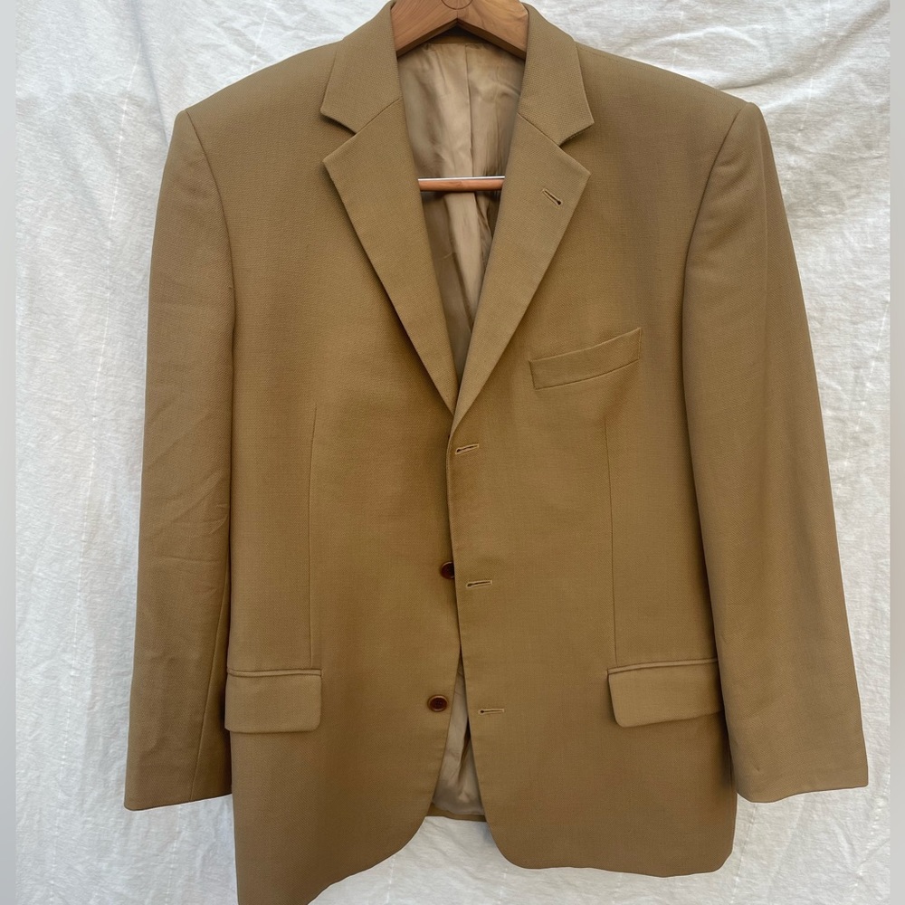 Hugo Boss Suit Jacket Tan/Camel Color XL